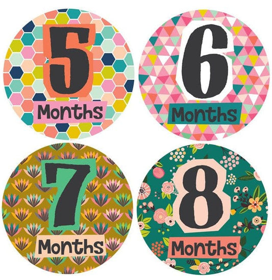 Lucy Darling Monthly Stickers - Little Lady - ST286M12