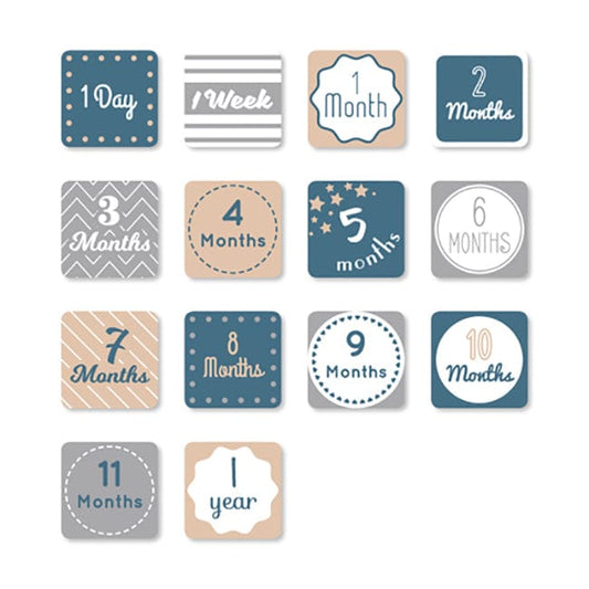 Lulujo Baby's First Year Blanket & Cards Set - I Will Move Mountains - LJ582