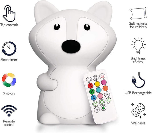 LumieWorld LumiPets Fox Night Light + Remote - FOXREMOTE