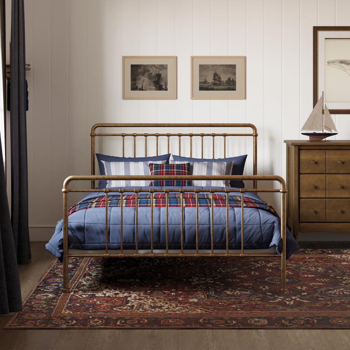 Namesake Winston Full Bed - Vintage Gold