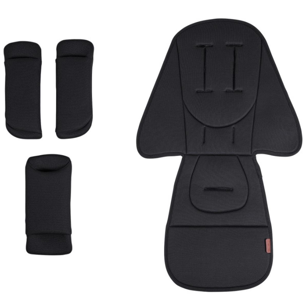 Silver Cross Wave 3 Seat Liner and Harness Pad Set - Licorice - SX5269-LC