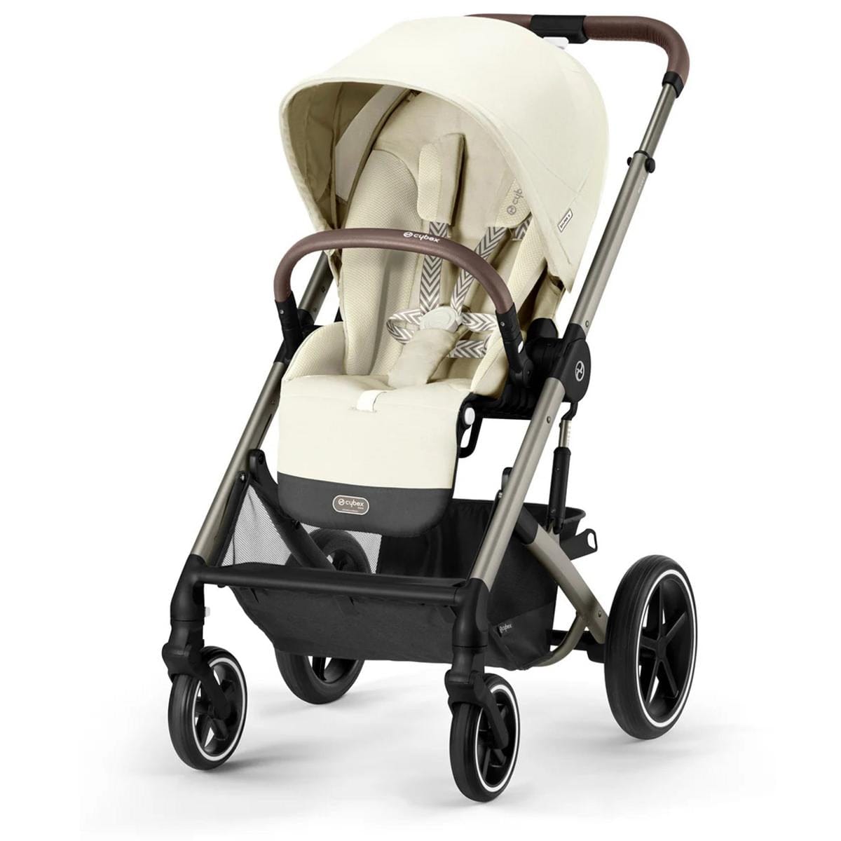 Cybex OPEN BOX Balios S Lux 2 Stroller - Taupe Frame / Seashell Beige - 522004807-OB
