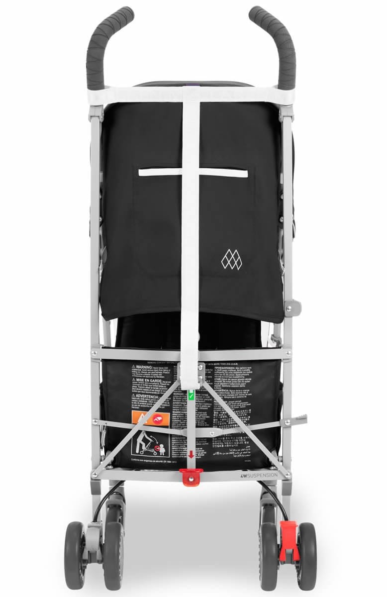 Maclaren 2018 / 2019 Globetrotter Umbrella Stroller - Black/White - WD1G110292