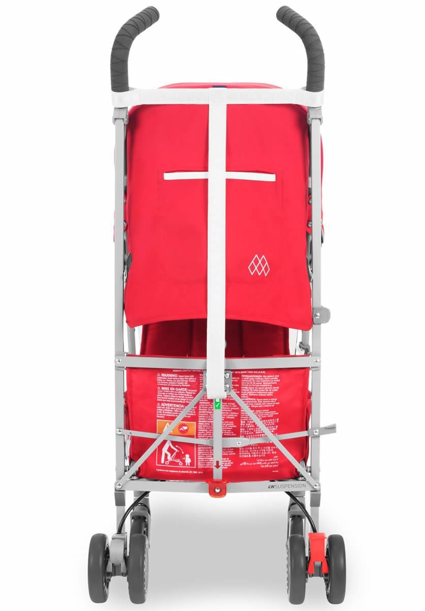 Maclaren 2018 / 2019 Globetrotter Umbrella Stroller - Cardinal/White - WD1G110312