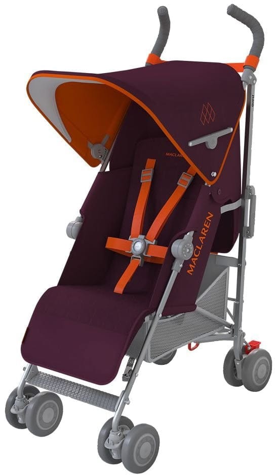 Maclaren Open Box 2016/2017 Quest Stroller - Plum/Marmalade - WM1Y040122-OB