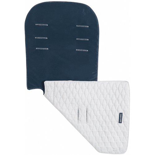 Maclaren Reversible Seat Liner Eco Recycled Polyester in Navy & Gray - ATR11083
