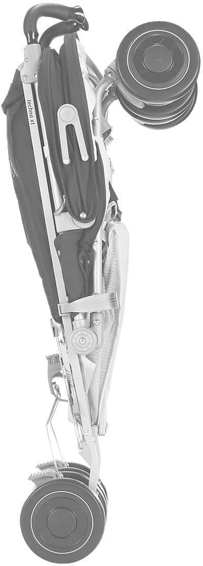Maclaren 2016/2017 Techno XT Stroller - Charcoal/Marmalade