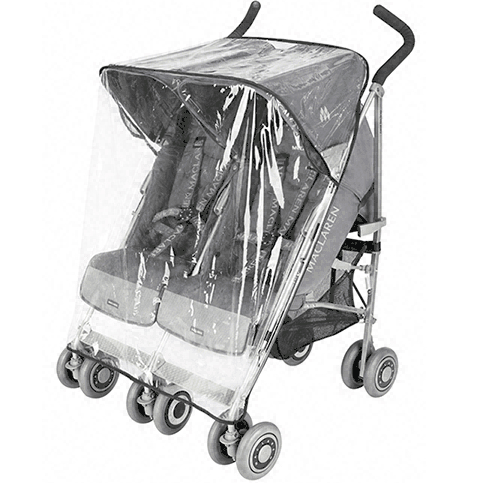 Maclaren Twin Stroller Rain Cover - AOX19053