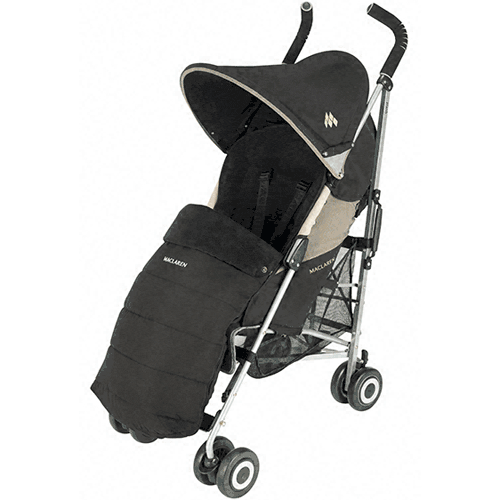 Maclaren Universal Footmuff - Black - AOX02042