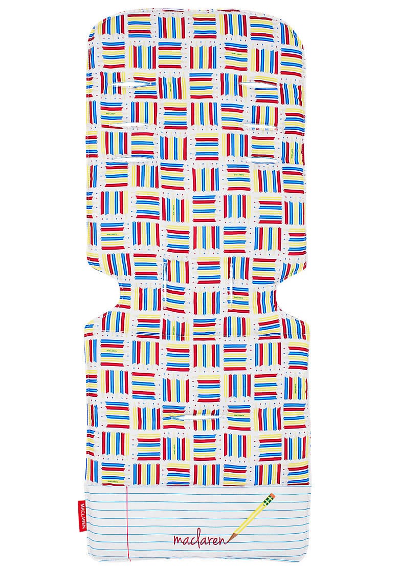 Maclaren Universal Stroller Liner - Notebook White/Pencil Plaid