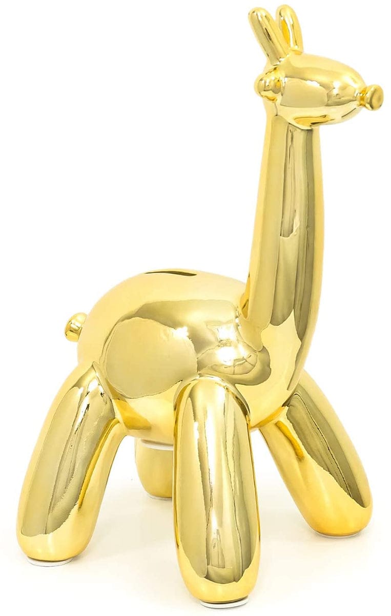 Made By Humans Balloon Bank, Giraffe - Gold - 558-MBH