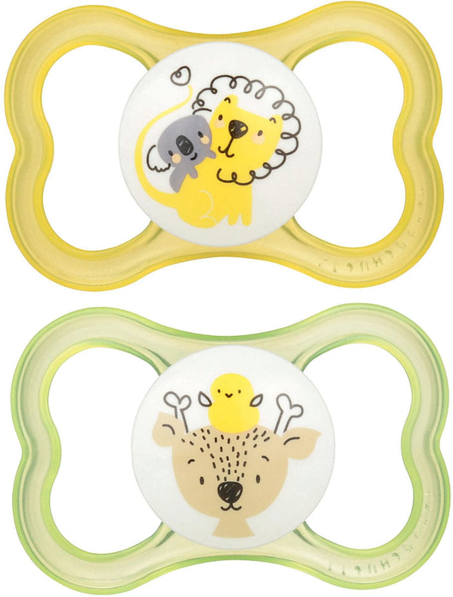 MAM Baby Air 6m+ Pacifiers, 2 Pack - Neutral - 2224-024-4-1-NEUTRAL