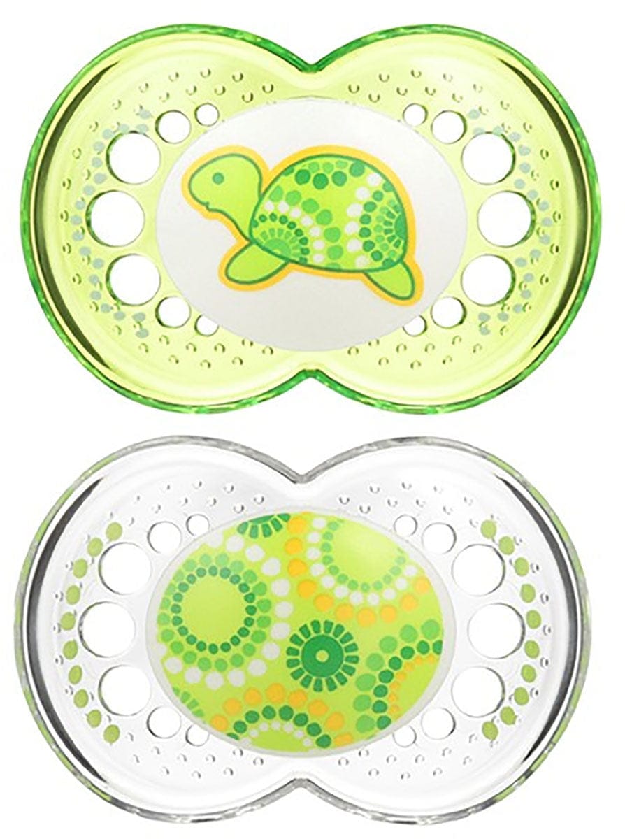 MAM Baby Clear 6m+ Pacifiers 2 Pack - Neutral - 2674-024-4-1-NEUTRAL