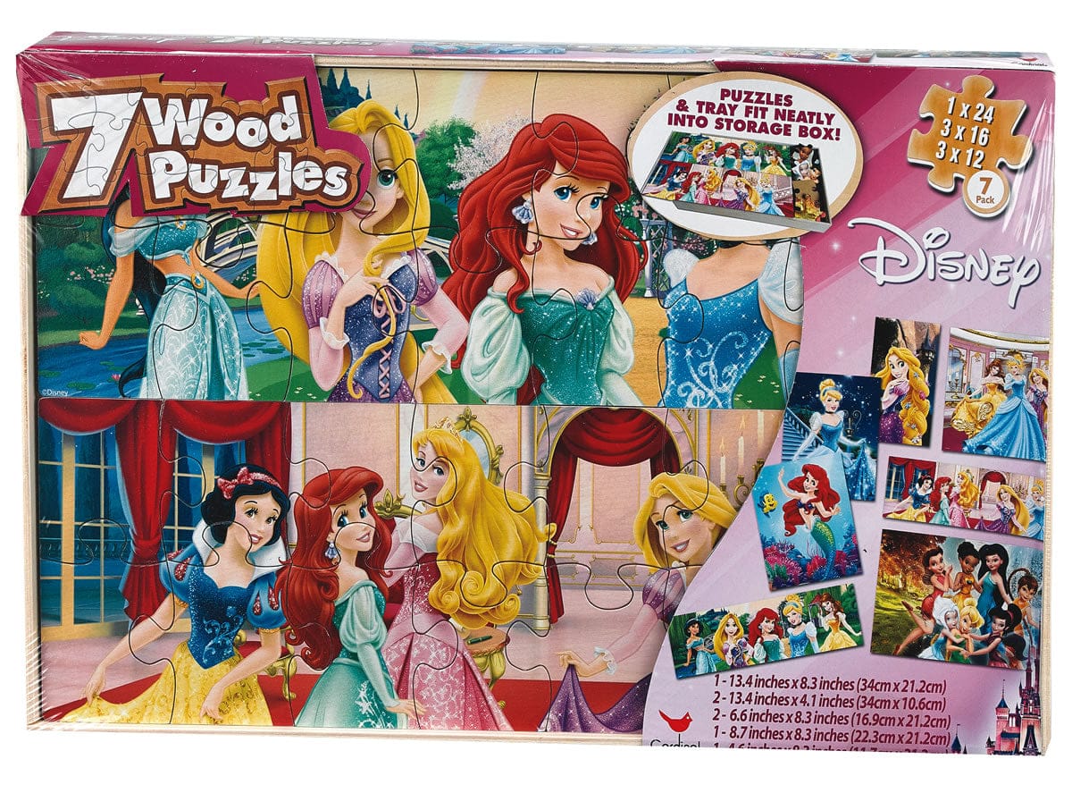 Disney Girls Boxed Wood Puzzles - CA8394