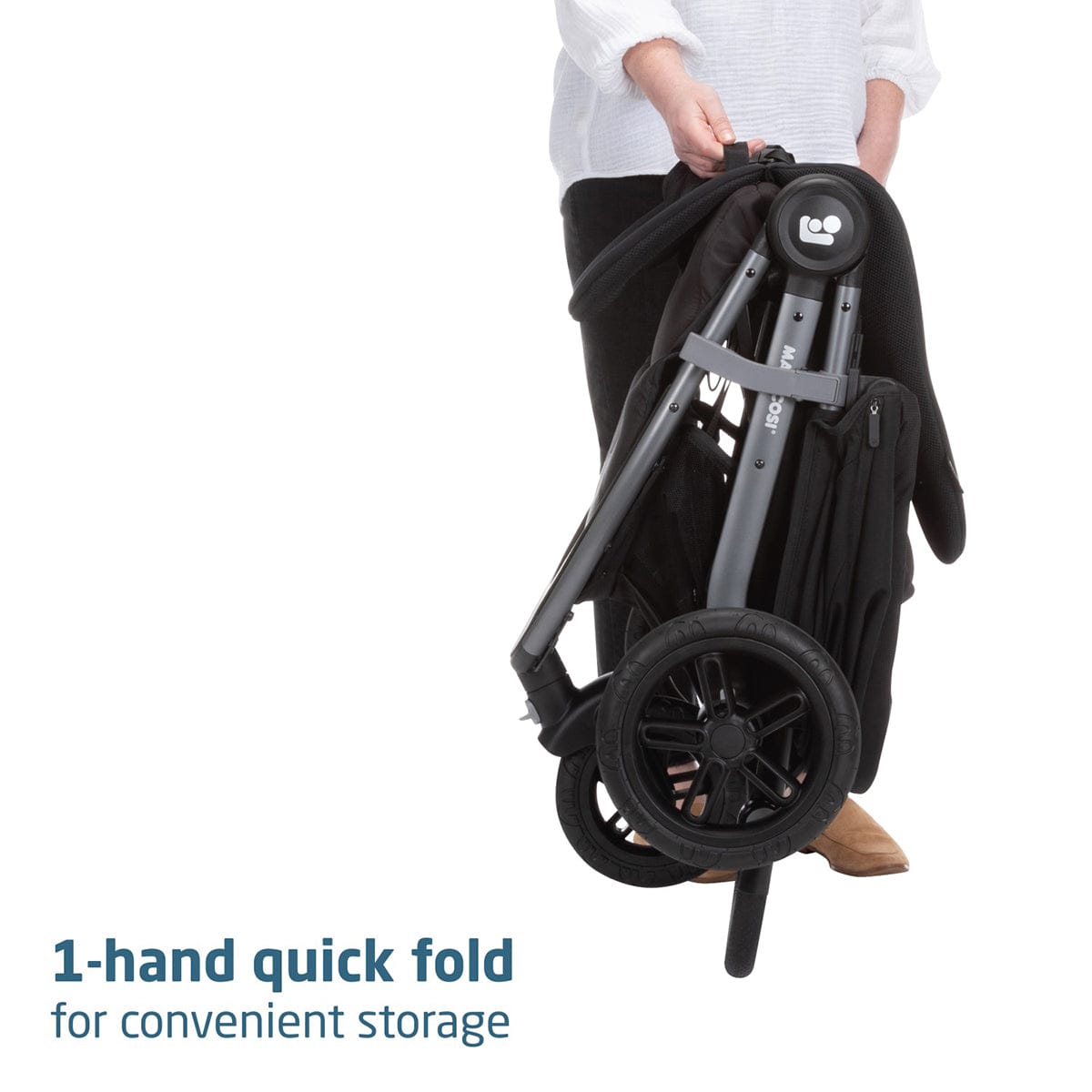 Maxi-Cosi Gia XP Luxe 3-Wheel Travel System - Midnight Black - TR456FZA