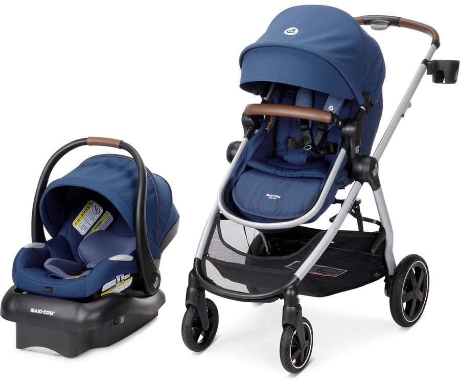 Maxi-Cosi OPEN BOX Zelia 2 Luxe 5-in-1 Modular Travel System - New Hope Navy - TR455GNN-ob