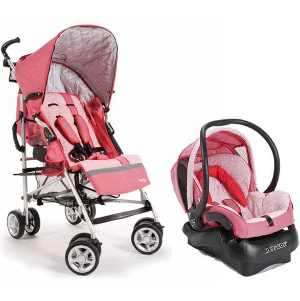 Maxi Cosi Perle Travel System - Lily Pink - 01443-22377LYP