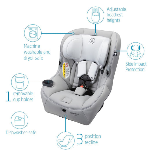 Maxi-Cosi Pria Sport 2-in-1 Convertible Car Seat - Polished Pebble (PureCosi) - CC312FZD