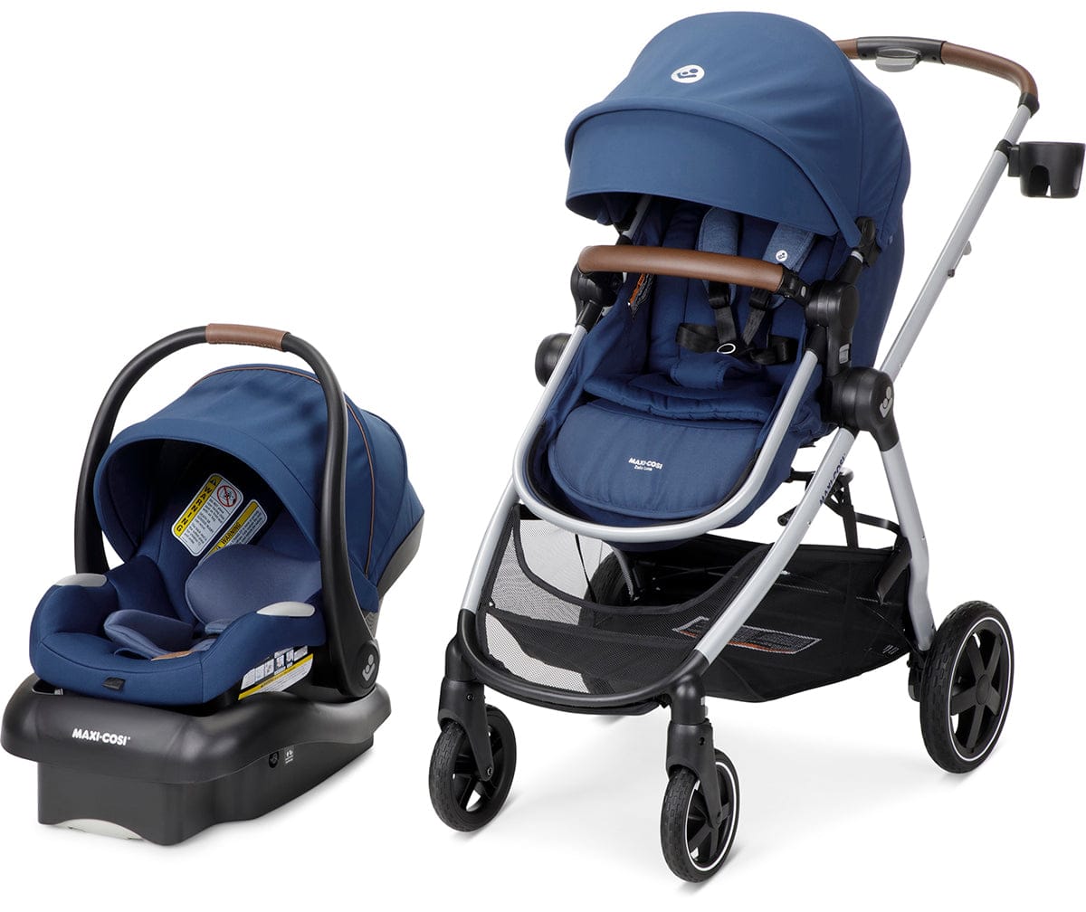Maxi-Cosi Zelia Luxe 5-in-1 Modular Travel System, New Hope Navy