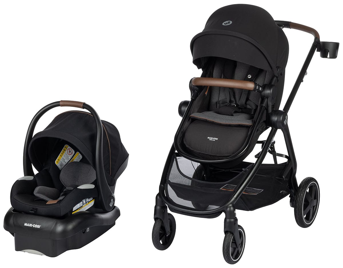 maxi-cosi zelia stroller - night black Maxi Cosi Zelia Luxe 5-in-1 Modular Travel System (New Hope Black)