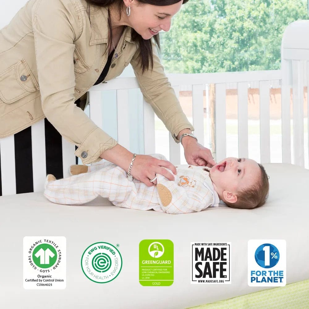 Naturepedic Organic Breathable Mini Crib Mattress