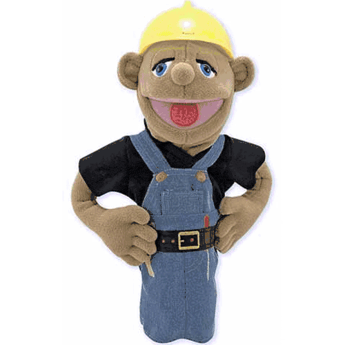 Melissa & Doug Construction Worker Puppet - 2555