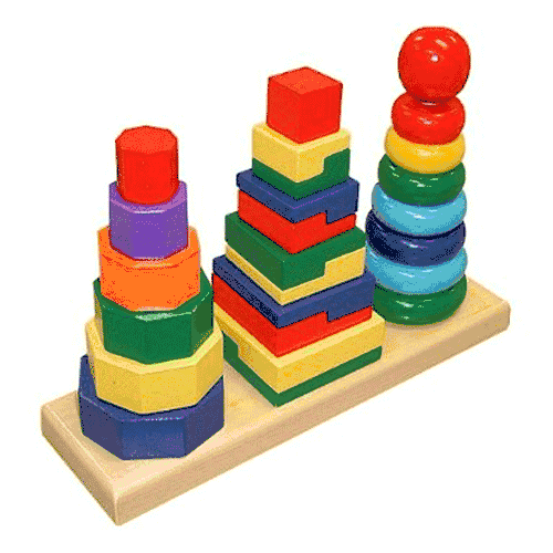 Melissa & Doug Geometric Stacker - 567