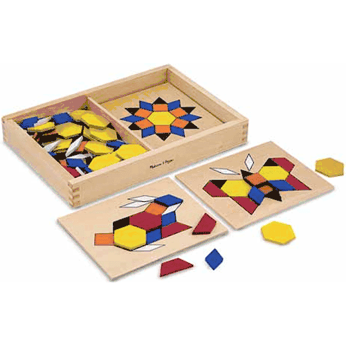 Melissa & Doug Pattern Blocks and Boards - 29