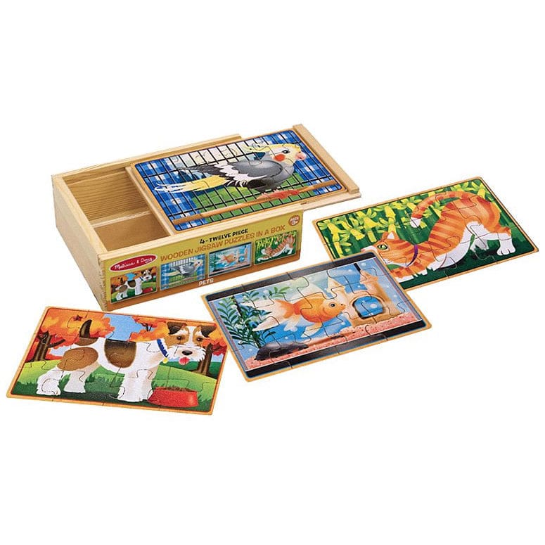Melissa & Doug Pets Jigsaw Puzzles in a Box - 3790-MD
