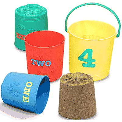 Melissa & Doug Seaside Sidekicks Nesting Pails