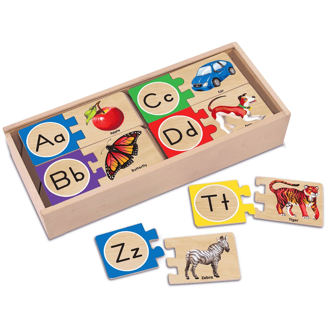 Melissa & Doug Self-Correcting Alphabet Letter Puzzles