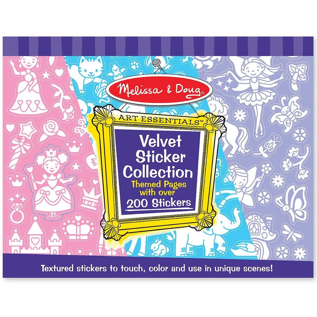 Melissa & Doug Velvet Sticker Collection - Pink - 4235