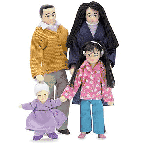 Melissa & Doug Victorian Doll Family-Asian - 2688