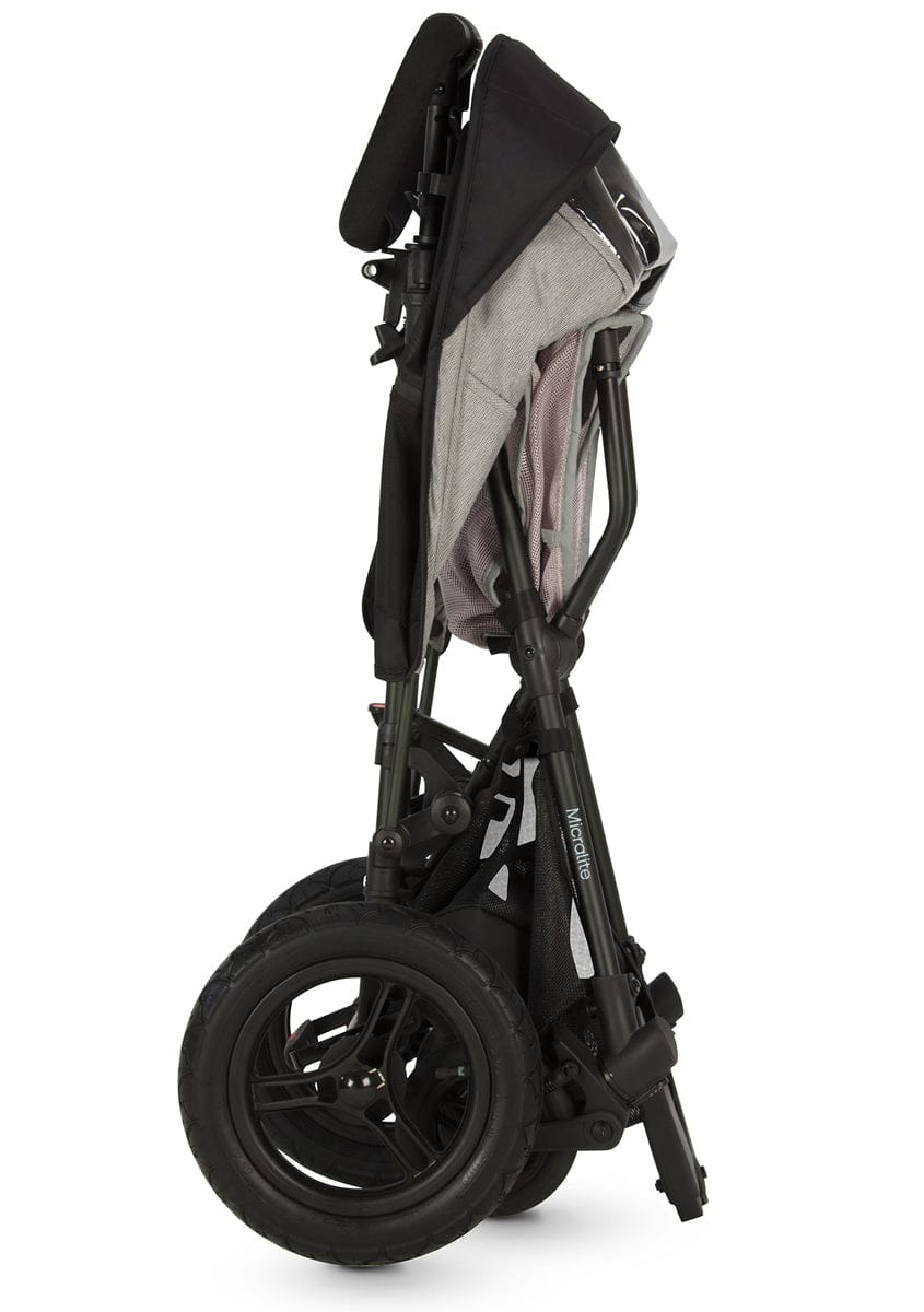 Micralite FastFold Stroller - Black/Black - ML201-00-ML501-BK