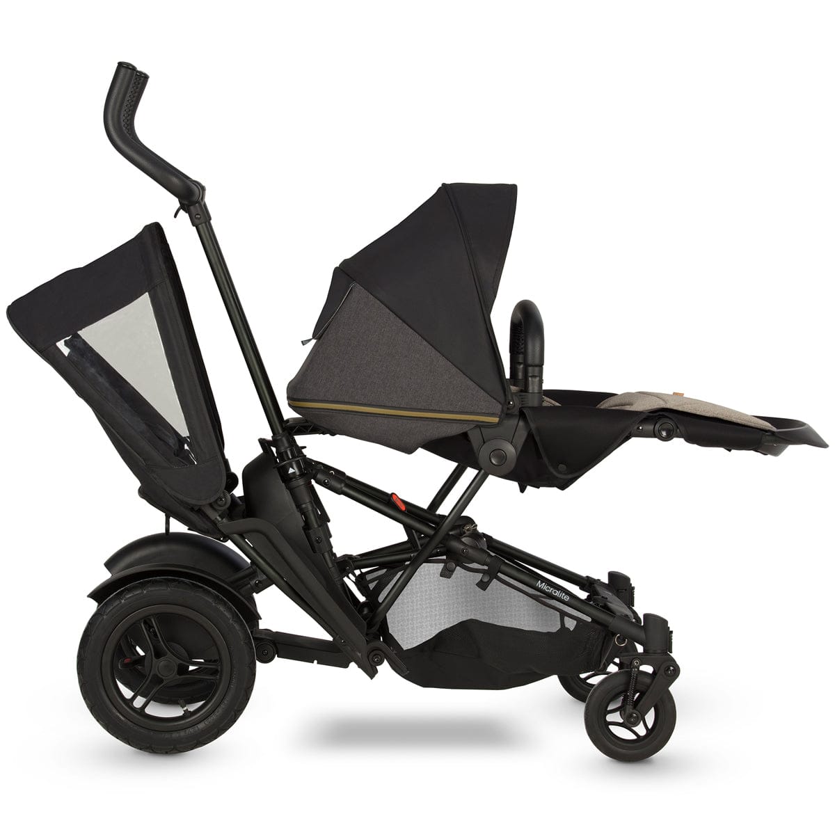 Micralite TwoFold Second Seat - Black