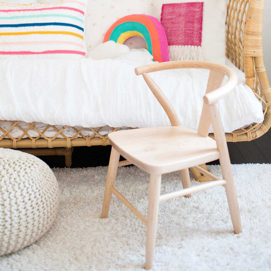 Crescent Play Chair, Set of 2 - CHA-CR-NAT