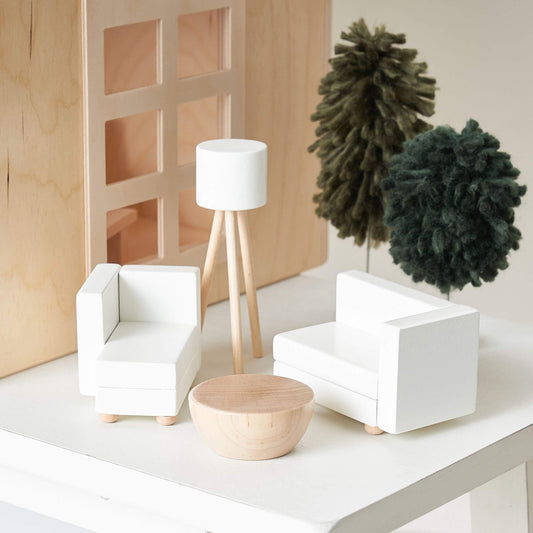 Living Room Dollhouse Furniture Set - DH-FURN-LVSET