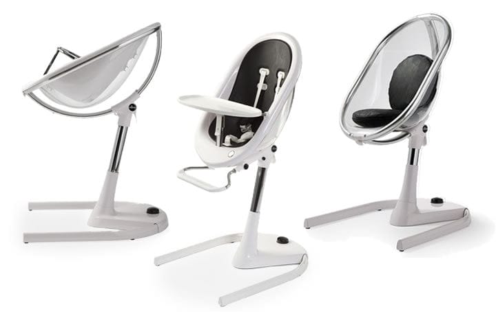 Mima Moon 3-in-1 High Chair - Crystal/Black - H102C-CL-BB