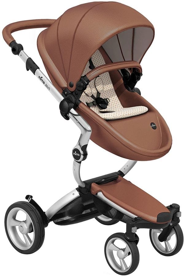 Mima OPEN BOX Xari 4G Complete Stroller, Silver - Camel / Sandy Beige - A116-01609SB-ob