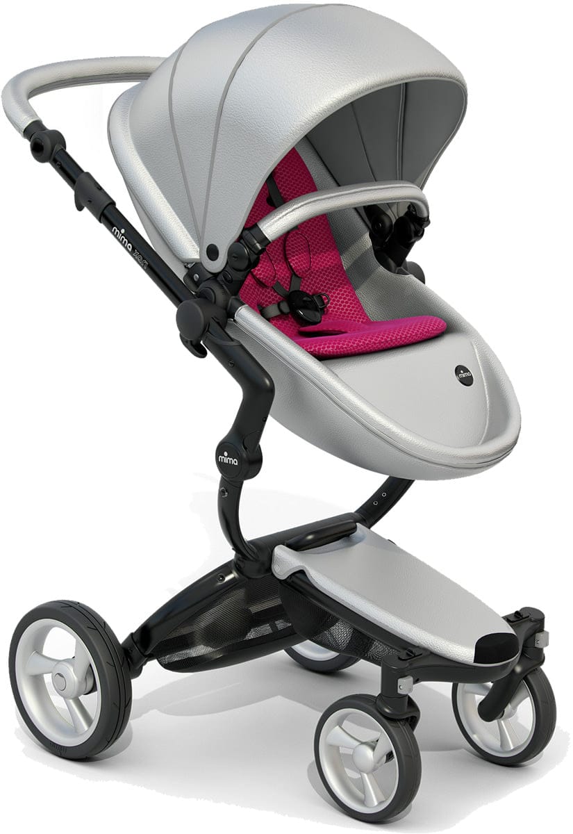 Mima Xari Complete Stroller, Black - Argento / Magenta - A115-06500HM