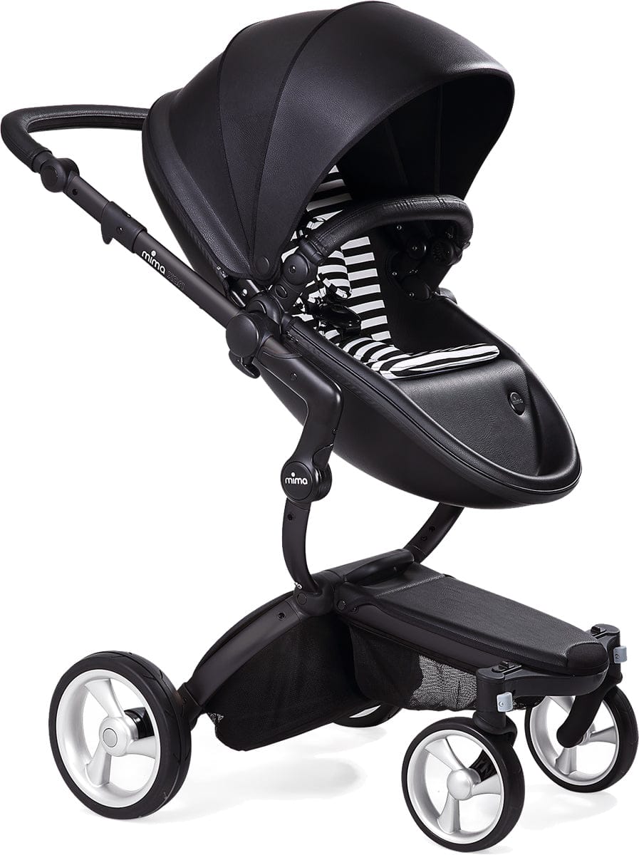Mima Xari Complete Stroller, Black - Black / Black & White - A112-02-BBBW