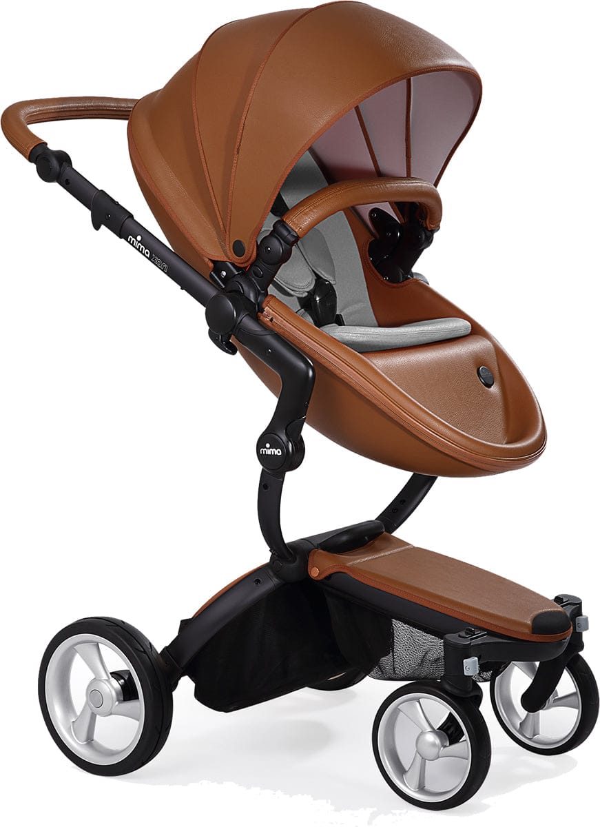 Mima Xari Complete Stroller, Black - Camel / Stone White