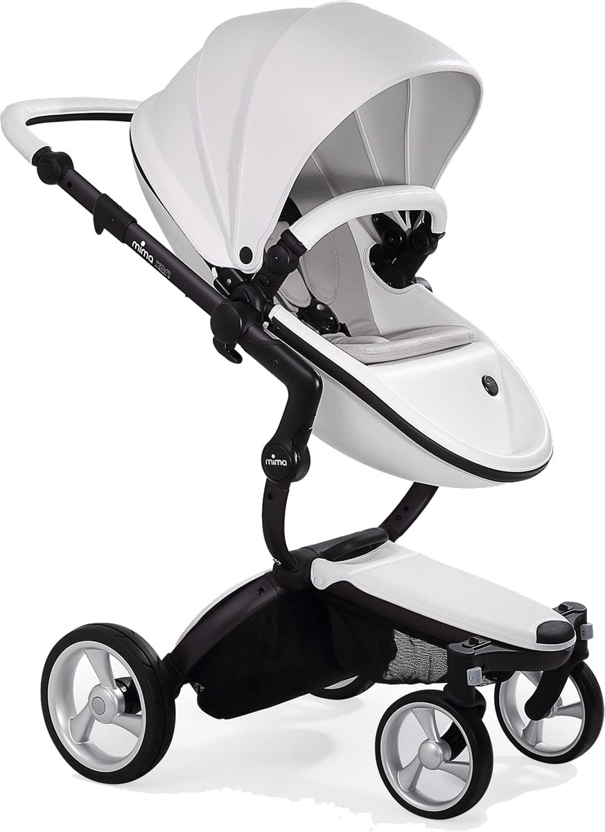 Mima Xari Complete Stroller, Black - Snow White / Stone White - A112-02-BSWSW
