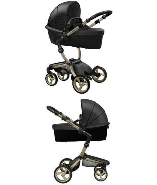 Mima Xari Complete Stroller, Gold - Black / Black - A115-05110BB-B