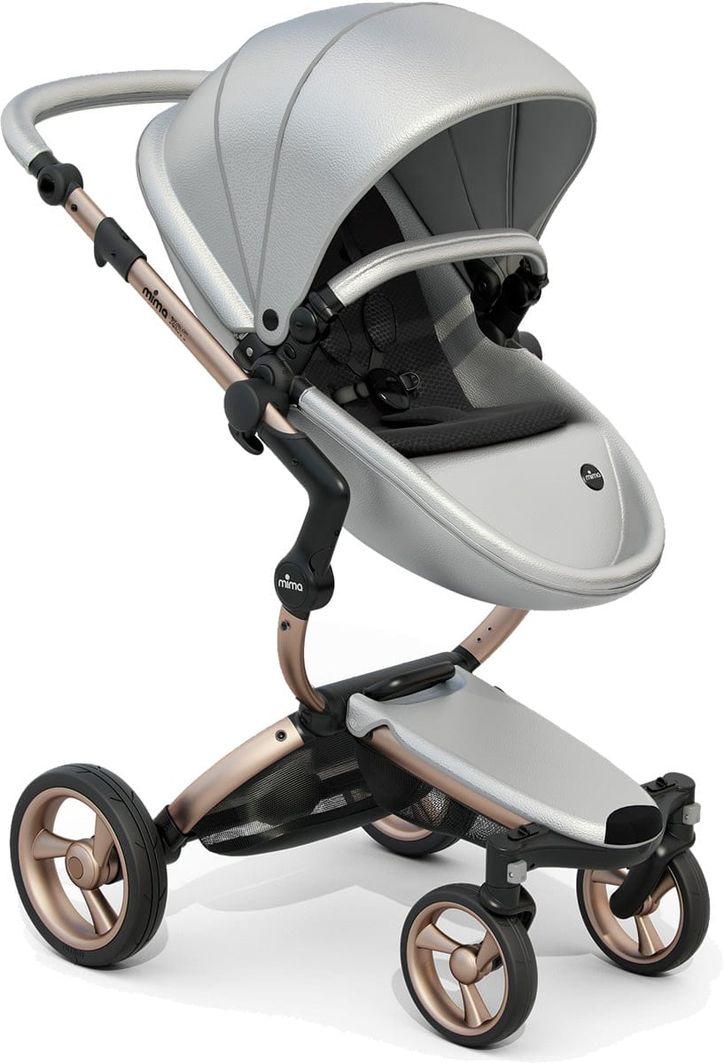 Mima G4 Xari Complete Stroller Bundle - Rose Gold - Argento / Black (Albee Exclusive)