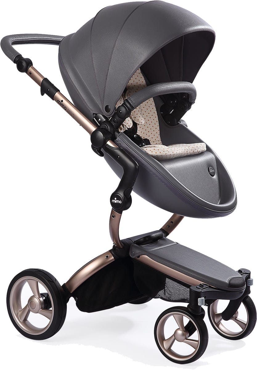 Mima 2019 Xari Complete Stroller, Rose Gold - Cool Grey / Sandy Beige - A112-03-RGCGSB