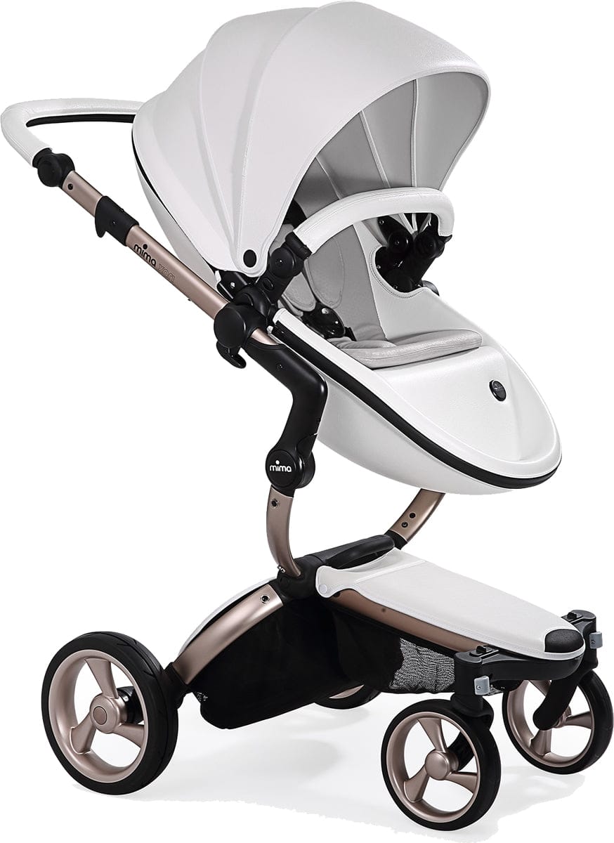 Mima 2019 Xari Complete Stroller, Rose Gold - Snow White / Stone White - A112-03-RGSWSW