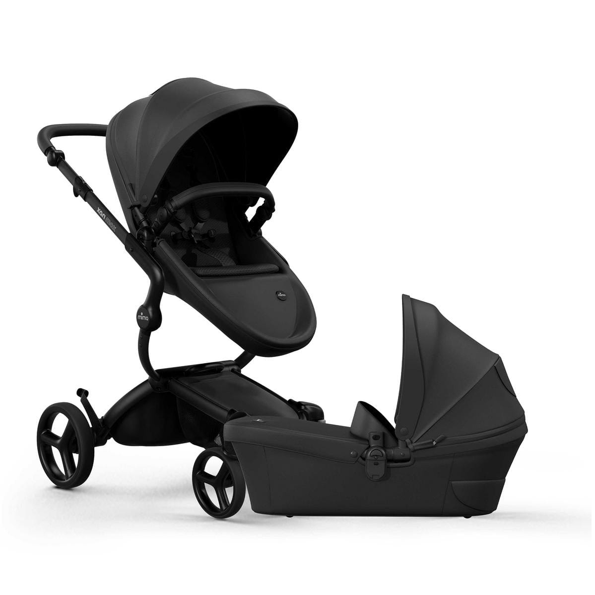 Mima Xari Max Stroller + Bassinet Bundle - Black / Black / Black / Black - A601-06110BB-US-AS601110-01