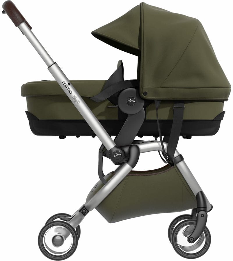 Mima Zigi Stroller + Bassinet - Olive Green - A301401-A301401-01