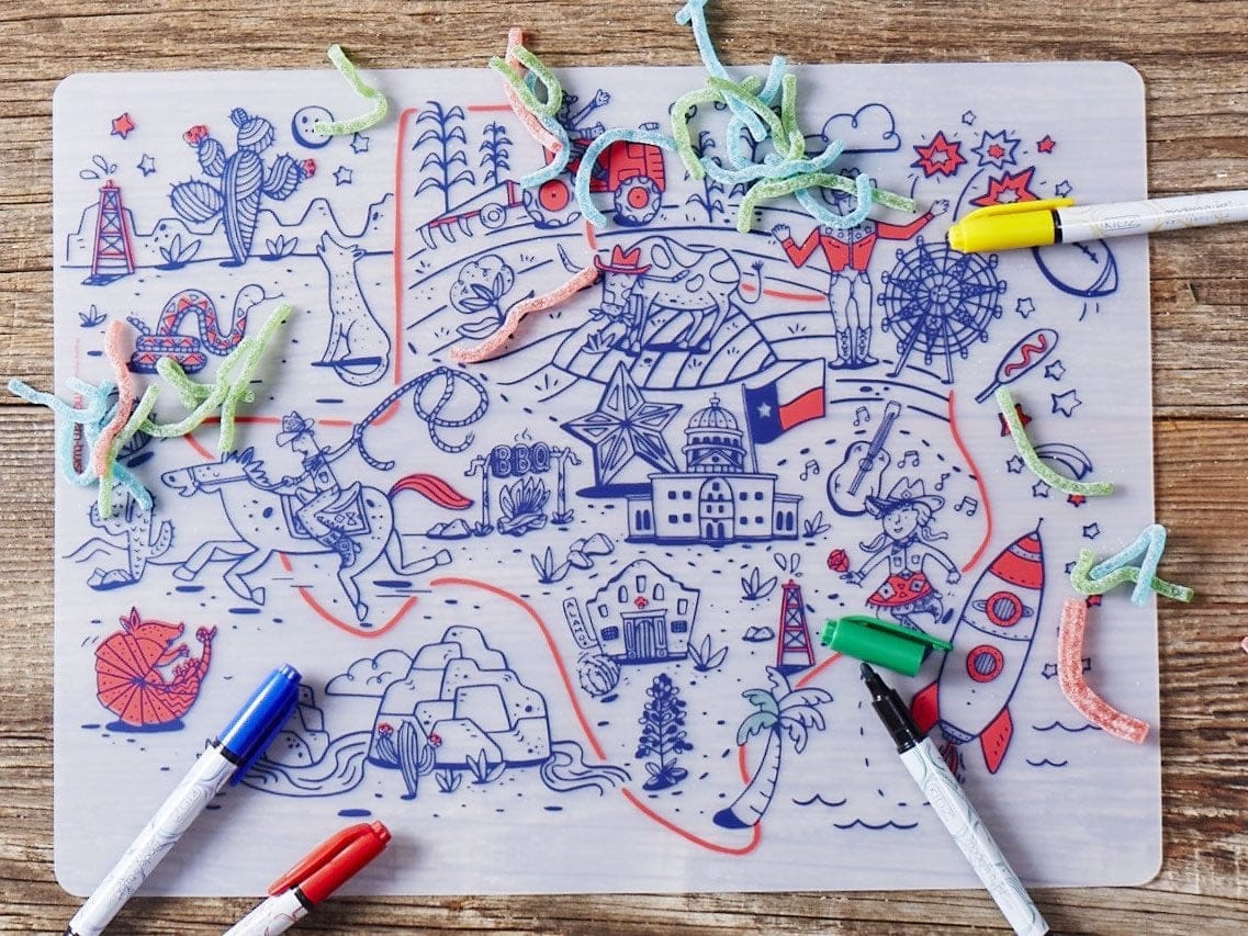 Modern-Twist Mark-Mat + 4 Markers - Texas